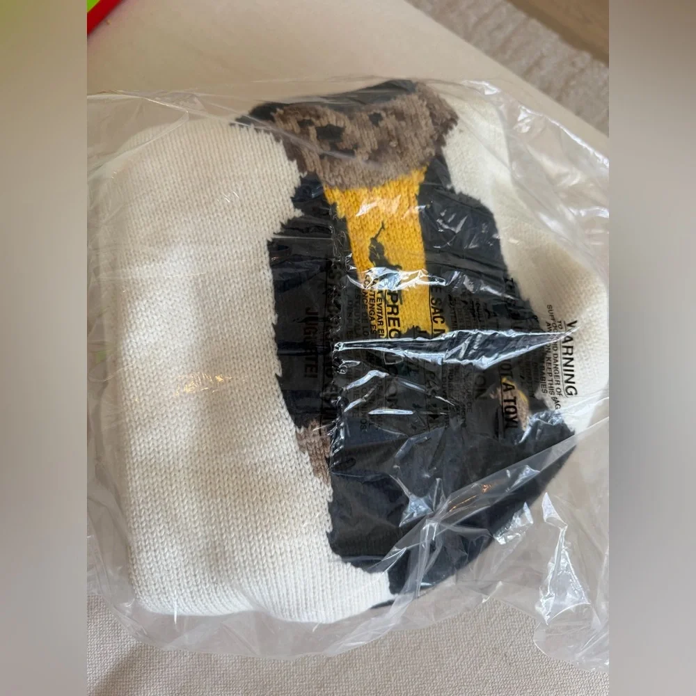 Polo Ralph Lauren Bear Cotton Crewneck Sweater - Picture 7 of 9